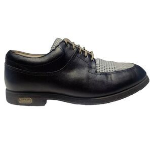 FootJoy Europa Collection Oxford‎ Golf Shoe Womens 6.5 Tartan Plaid Black White